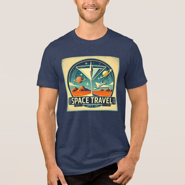 Camiseta Triblenda Logo de Martini Space Travel 1957 (Anverso)