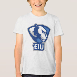 Camiseta Triblenda Logo de Panthers University del Este de Illinois