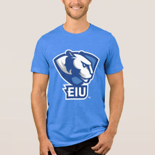 Camiseta Triblenda Logo de Panthers University del Este de Illinois