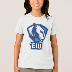 Camiseta Triblenda Logo de Panthers University del Este de Illinois