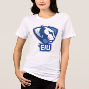 Camiseta Triblenda Logo de Panthers University del Este de Illinois