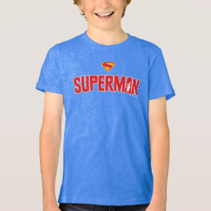 Camiseta Triblenda Logo en negrita de Superman clásico