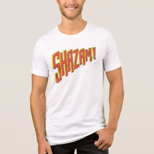 Camiseta Triblenda Logo Shazam rojo/amarillo