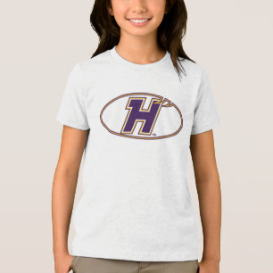 Camiseta Triblenda Logotipo Atlético Hunter College Hawks