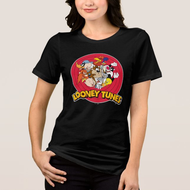 Camiseta Triblenda Logotipo de caracteres LOONEY TUNES™ (Anverso)