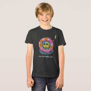 Camiseta Triblenda Logotipo de Friendly Pickleball y divertido person