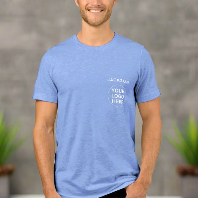 Camiseta Triblenda Logotipo de la compañía promocional Unisex Blue (Subido por el creador)