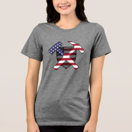 Camiseta Triblenda Logotipo de martillo de roca de geología de la ban