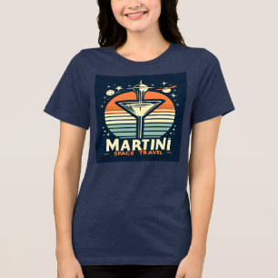 Camiseta Triblenda Logotipo de martini Space Travel Lift Off