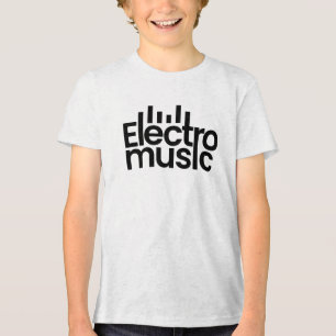 Camiseta Triblenda Logotipo de música Electro minimalista y audaz
