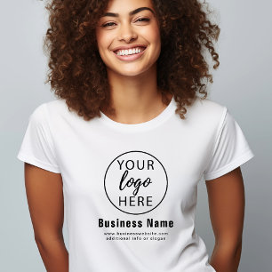 Camiseta Triblenda Logotipo Empresarial Personalizado Simple