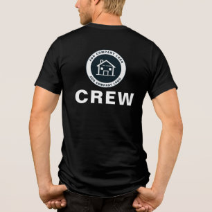 Camiseta Triblenda Logotipo empresarial simple Agente de bienes raíce