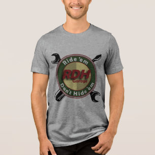 Camiseta Triblenda Logotipo grande del garaje RDH
