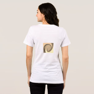 Camiseta Triblenda Logotipo personalizado simple y elegante aquí empr