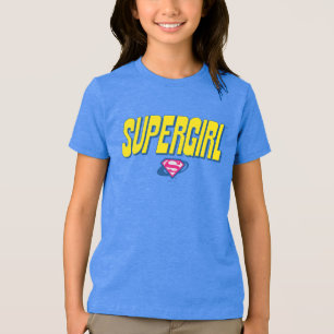Camiseta Triblenda Logotipo Pop Supergirl