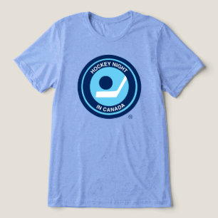 Camiseta Triblenda Logotipo Retro de Hockey Night CBC