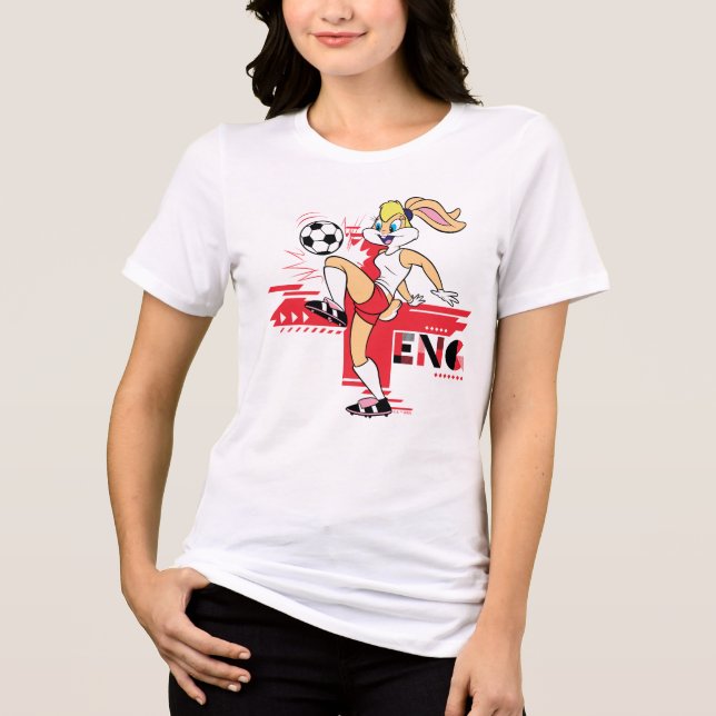 Camiseta Triblenda Lola Bunny Team England Soccer Graphic (Anverso)