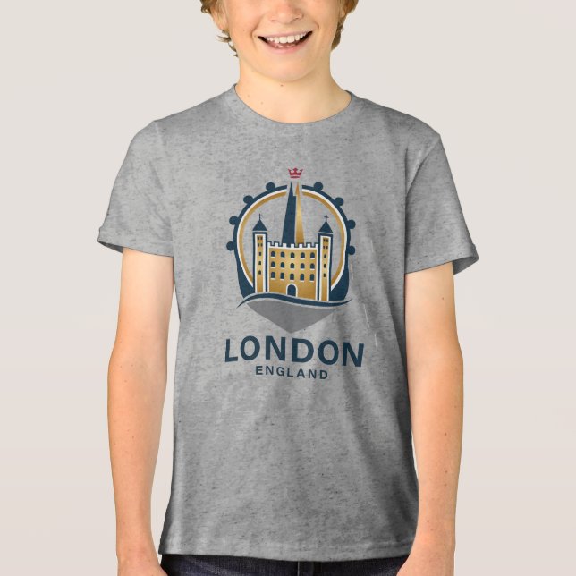 Camiseta Triblenda London England Great Britain (Anverso)