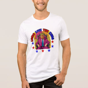 CAMISETA TRIBLENDA LONG LIVE THE KING: DONALD TRUMP