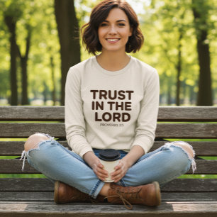 Camiseta Triblenda Long Sleeve Shirt Trust in the Lord
