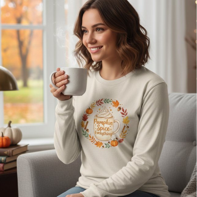 Camiseta Triblenda Long Sleeve T-Shirt Pumpkin Spice Everything (Subido por el creador)
