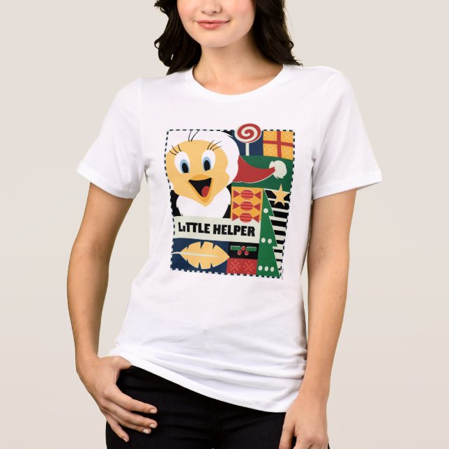 Camiseta Triblenda LOONEY TUNES™ TWEETY™ Pequeño Ayudante (Anverso)