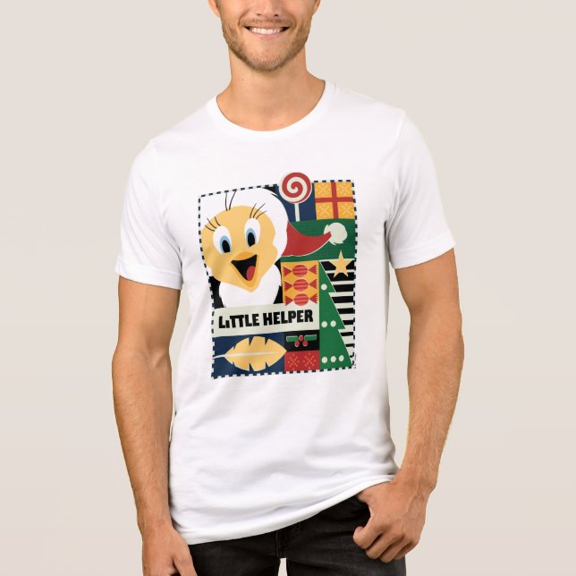 Camiseta Triblenda LOONEY TUNES™ TWEETY™ Pequeño Ayudante (Anverso)