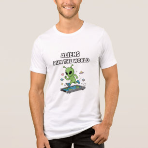 Camiseta Triblenda Los alienígenas mandan en el mundo