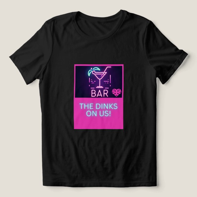 Camiseta Triblenda Los Bebidos En El Cristal Martini De Ee. Uu. (Diseño delantero )