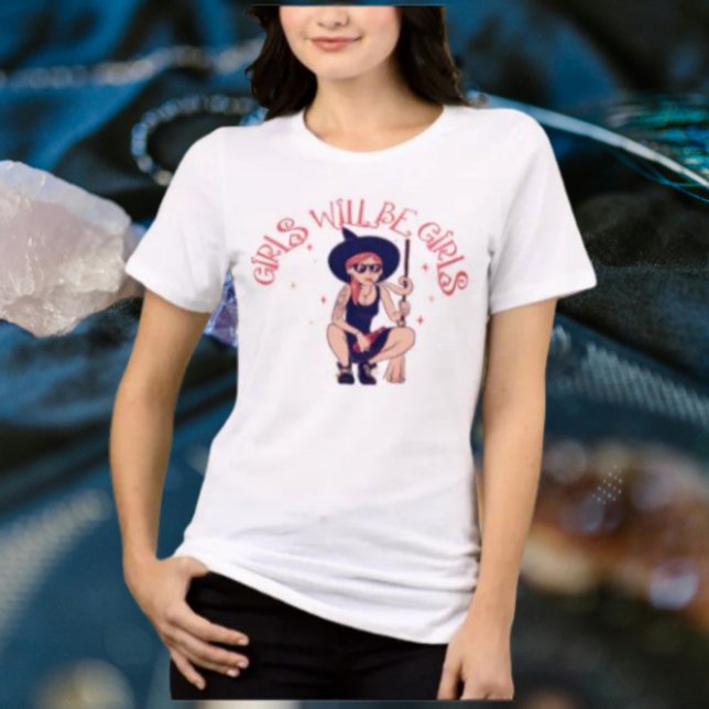 Camiseta Triblenda Los chicas Serán Chicas | Camisas rebeldes brutale (Subido por el creador)