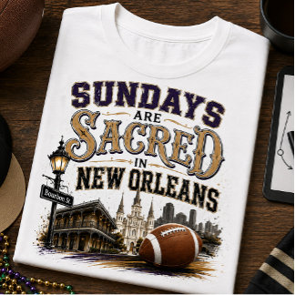 Camiseta Triblenda Los Domingos Son Sagrados en el Fútbol de Nueva Or