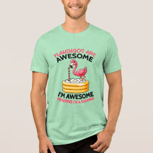 Camiseta Triblenda Los flamencos son increíbles