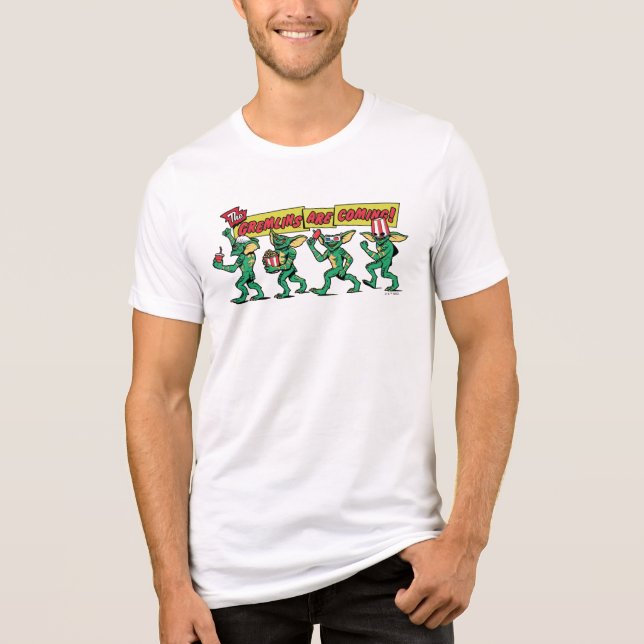 Camiseta Triblenda Los Gremlins™ Están Llegando (Anverso)