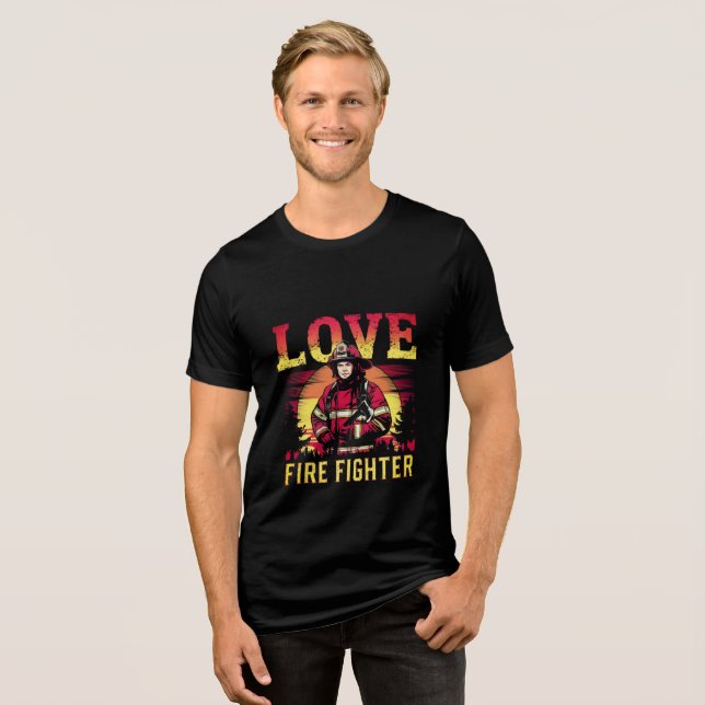 Camiseta Triblenda Los Héroes Reales Usan El Engranaje De La Particip (Anverso Completo)