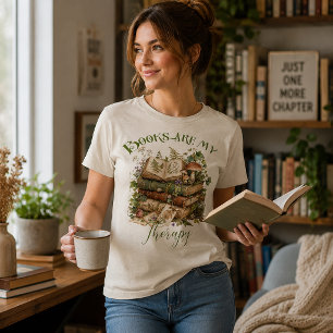 Camiseta Triblenda Los libros son mi terapia