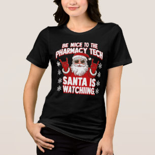 Camiseta Triblenda Los Navidades De Farmacia Estarán Bien Con La Tecn