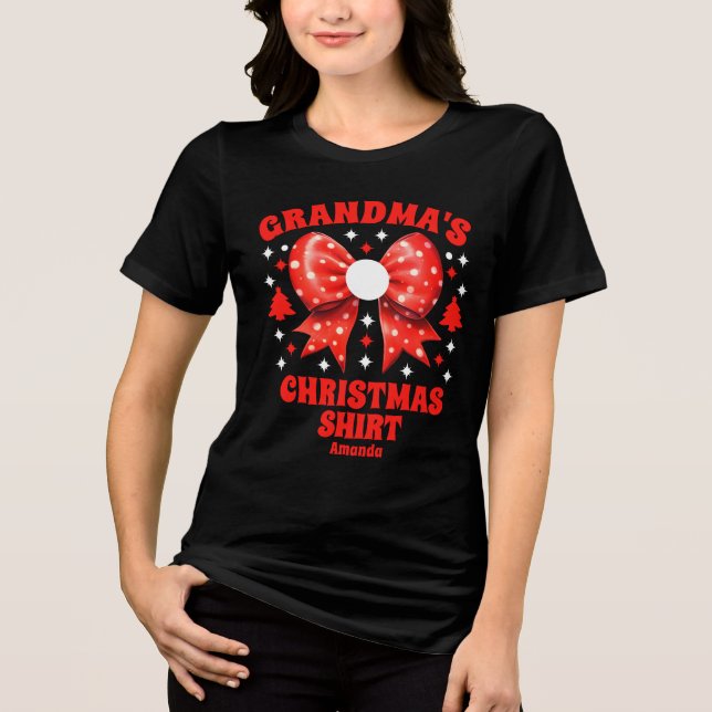 Camiseta Triblenda Los Navidades de la abuela personalizada y la cami (Anverso)