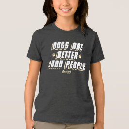 Camiseta Triblenda Los Perros Son Mejores [Wht/Crm]