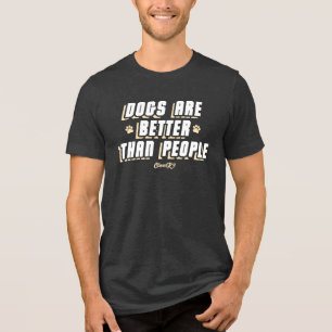 Camiseta Triblenda Los Perros Son Mejores [Wht/Crm]