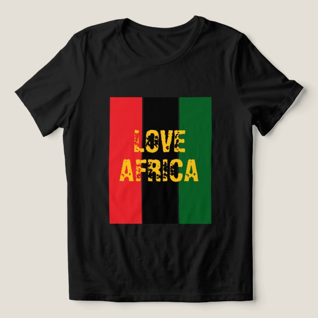 Camiseta Triblenda Love Africa T-Shirt (Diseño delantero )