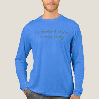 Camiseta Triblenda Love borrowed our faces and went dancing Tri-Blend