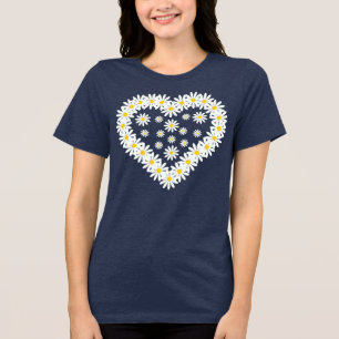 Camiseta Triblenda Love Daisy Flowers