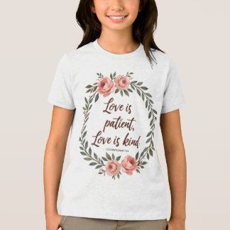 Camiseta Triblenda Love Is Patient, Love Is Kind Bible Tee 