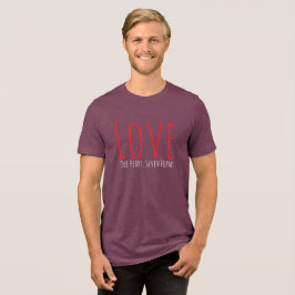 Camiseta Triblenda Love - One Heart. Seven Forms T-Shirt