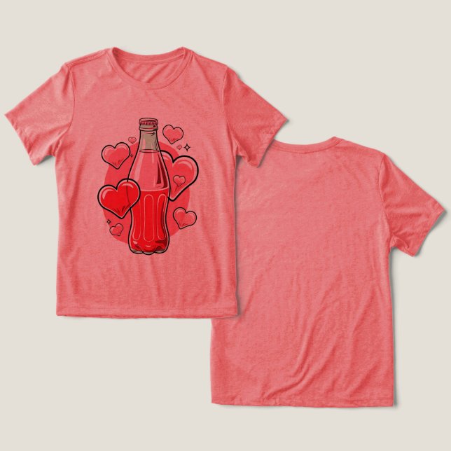 Camiseta Triblenda Love Soda (Diseño Anverso y Reverso)