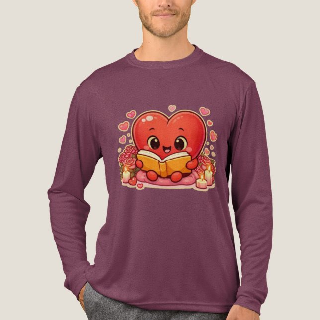 Camiseta Triblenda Love Stories Begin Within the Heart (Anverso)