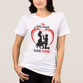 Camiseta Triblenda Love Wins – Soft Tri-Blend Valentine Tee.