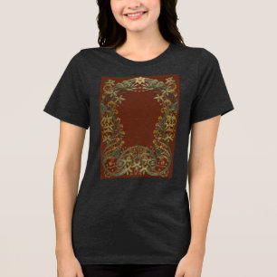 Camiseta Triblenda Lovely Nouveau Floral Con Lirio
