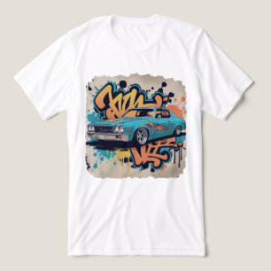 Camiseta Triblenda Lowrider de los 60 en estilo de arte de graffiti