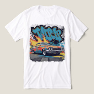 Camiseta Triblenda Lowrider de los 60 en estilo de arte de graffiti y